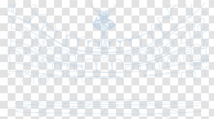 White Line Art Sketch - Structure - Design Transparent PNG