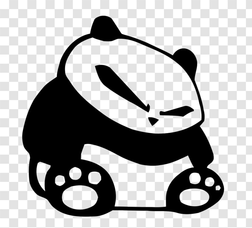 Giant Panda Car Decal Japanese Domestic Market Sticker - Cat Transparent PNG