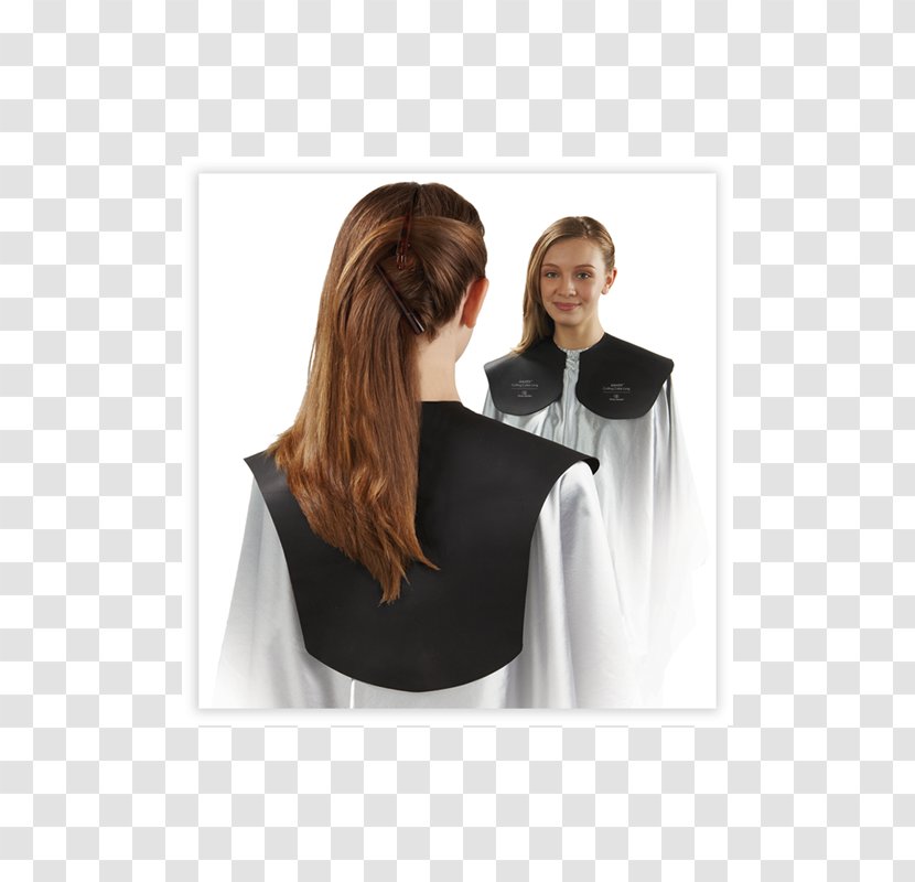 T-shirt Cape Robe Collar Hairstyle - Cosmetologist Transparent PNG