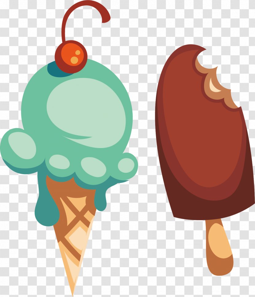 Chocolate Ice Cream Pops Dessert - Browse Cartoon Transparent PNG