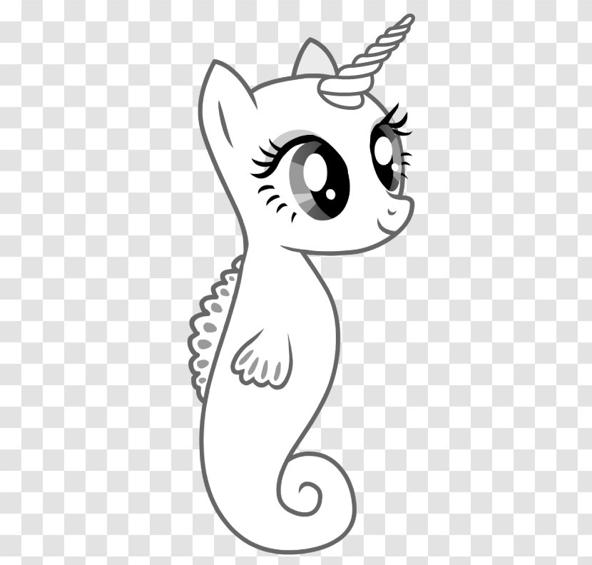Pony Drawing Cat Horse Unicorn - Watercolor - Horn Transparent PNG