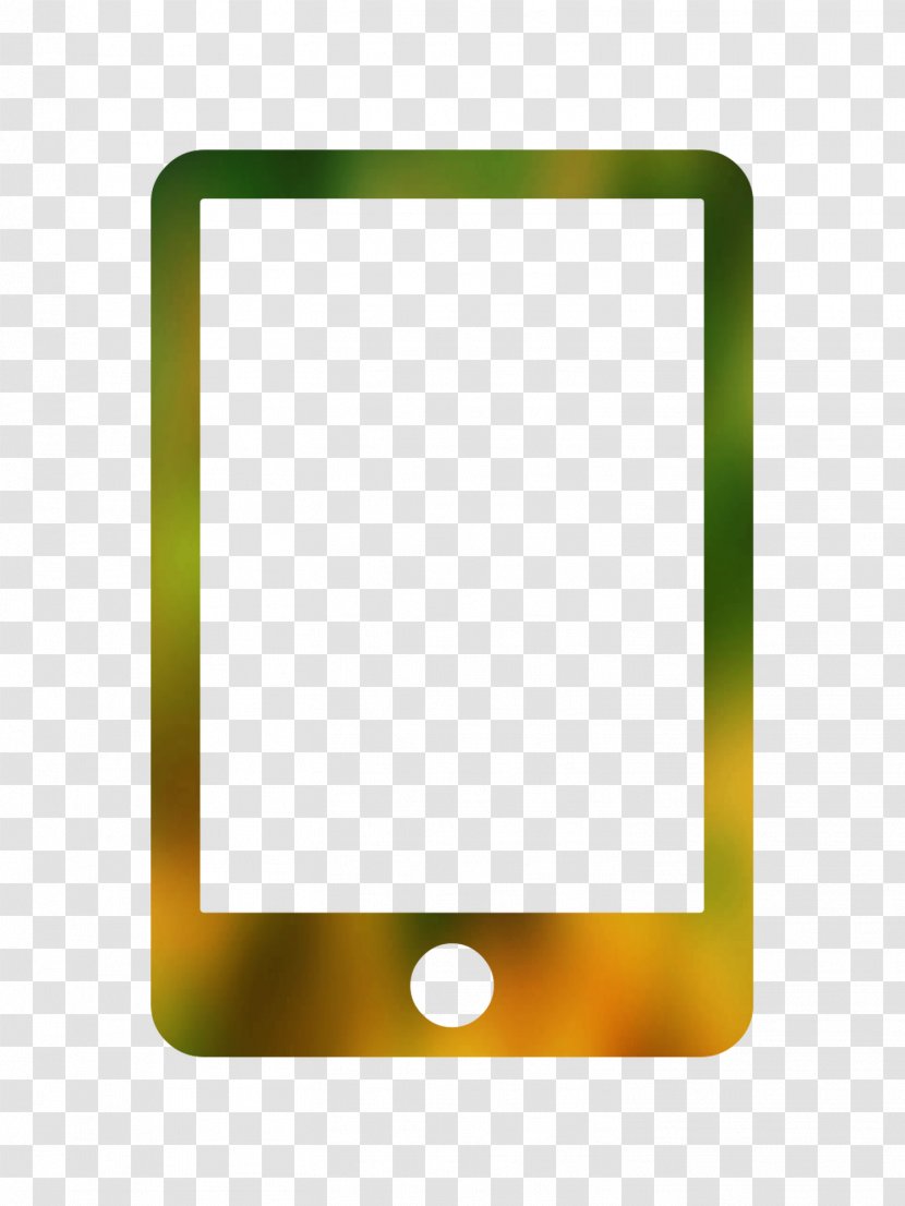 Yellow Product Design Picture Frames Rectangle - Handheld Device Accessory Transparent PNG
