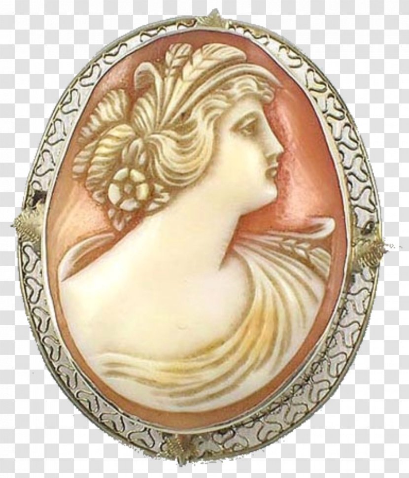Jewellery Earring Cameo Brooch Gemstone - Heart - Vintage Clown Hats Transparent PNG