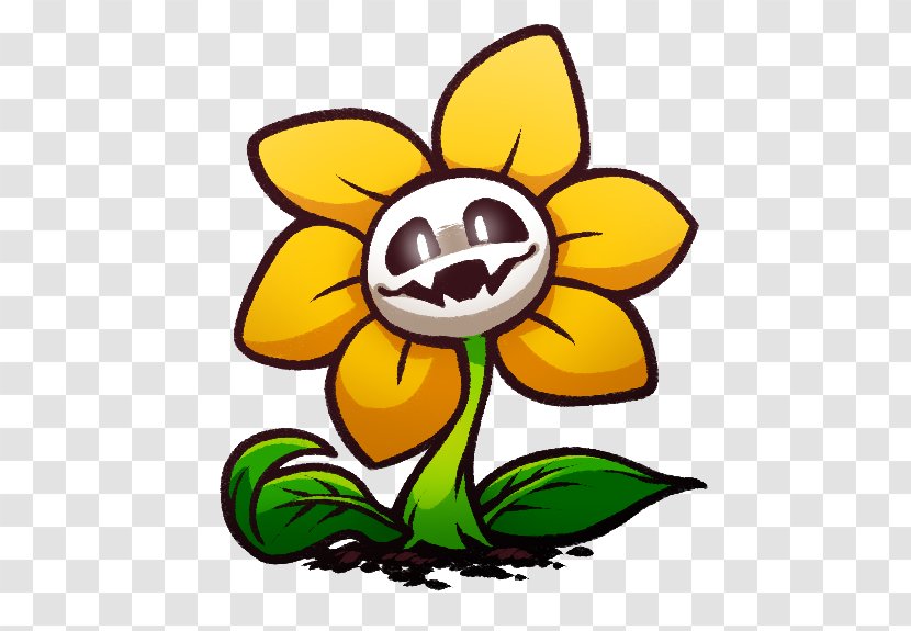 Undertale Flowey YouTube Drawing Clip Art - Flower Transparent PNG