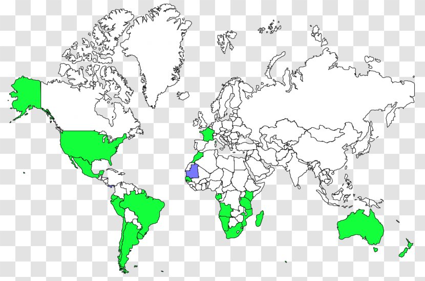 World Map Globe Blank Transparent PNG