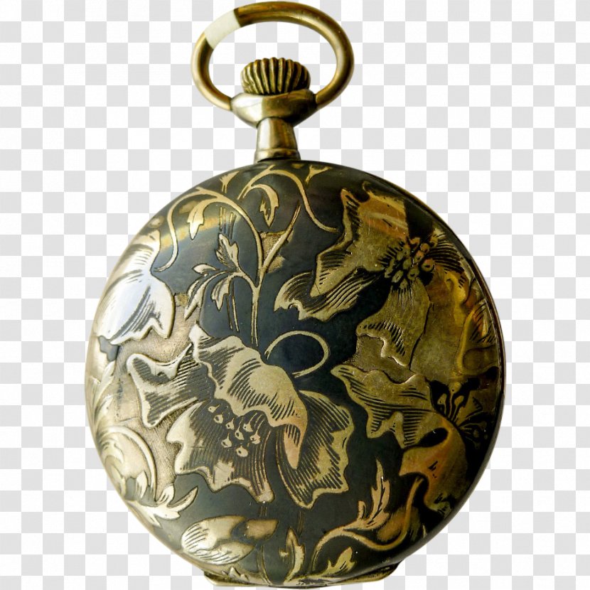 Pocket Watch Remontoire Gold - Locket Transparent PNG