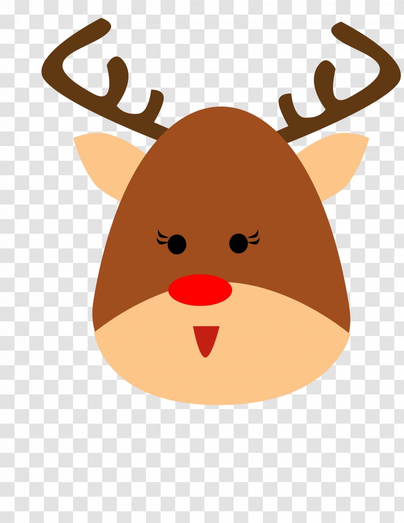 Reindeer Santa Claus Christmas Horn Transparent PNG