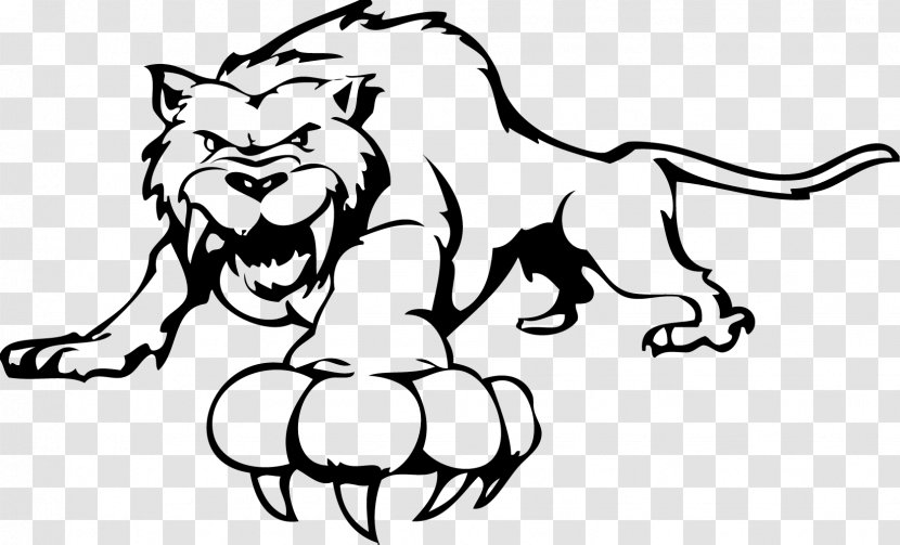 Baby Tigers Felidae Saber-toothed Cat Coloring Book - Silhouette Transparent PNG