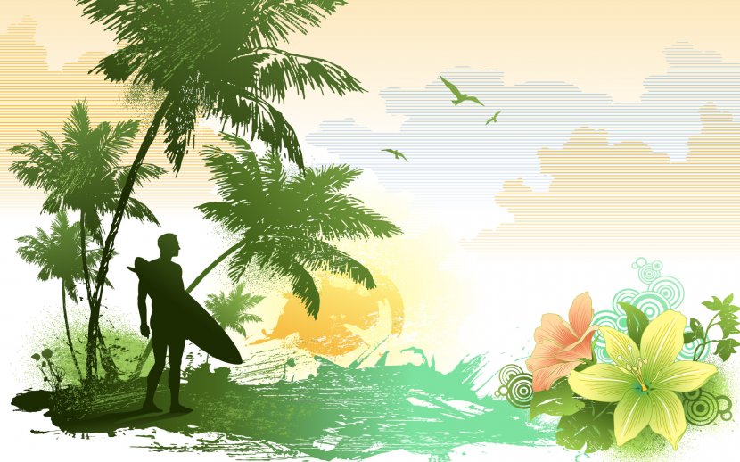 Beach Desktop Wallpaper Seaside Resort - Frame - Surfing Transparent PNG