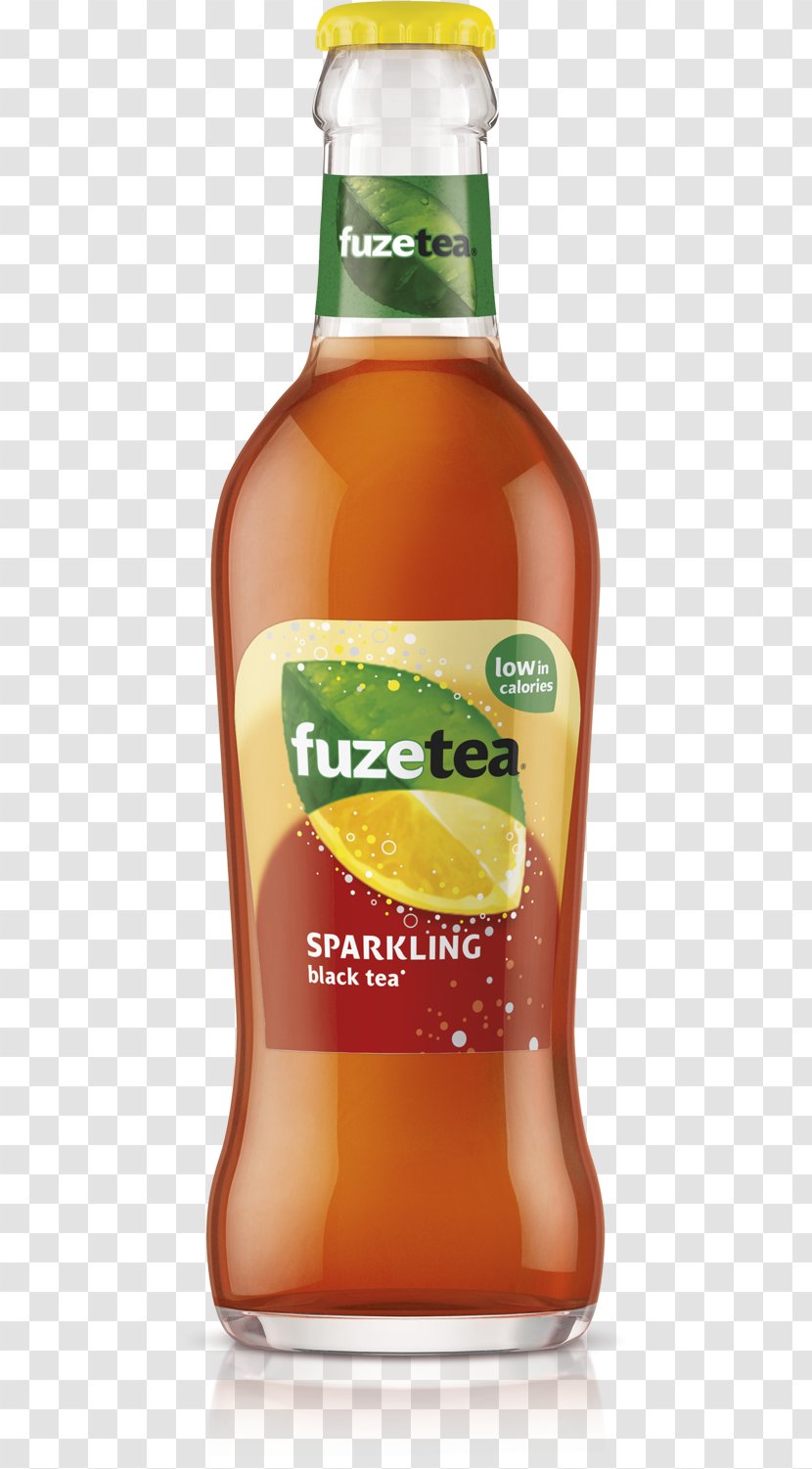 Iced Tea Green Fizzy Drinks Juice - Bottle - Lemon And Transparent PNG