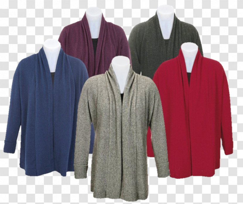 Cardigan Sweater Jacket Robe Clothing - Zipper Transparent PNG