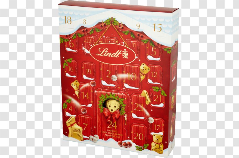White Chocolate Advent Calendars Lindt & Sprüngli Santa Claus Transparent PNG