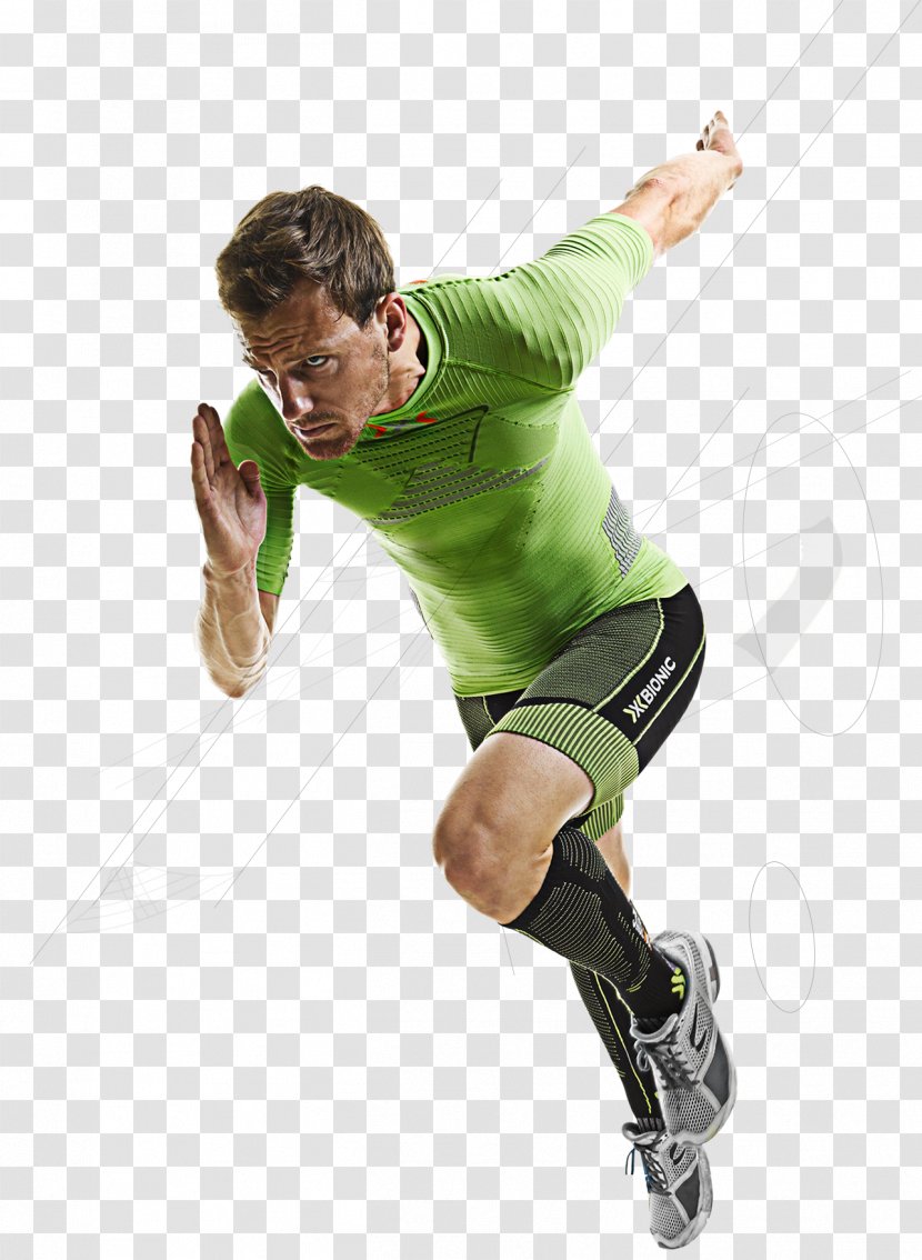 Sportswear Bionics Clothing Effector - Arm - Running Man Transparent PNG