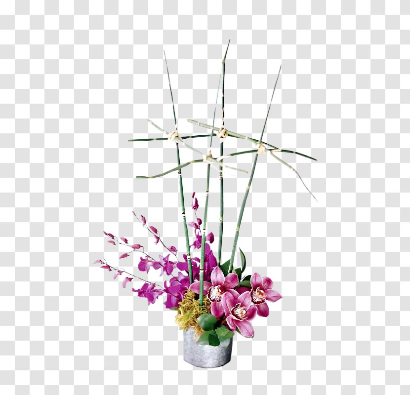 Floral Design Cut Flowers Artificial Flower Bouquet - Branch Transparent PNG
