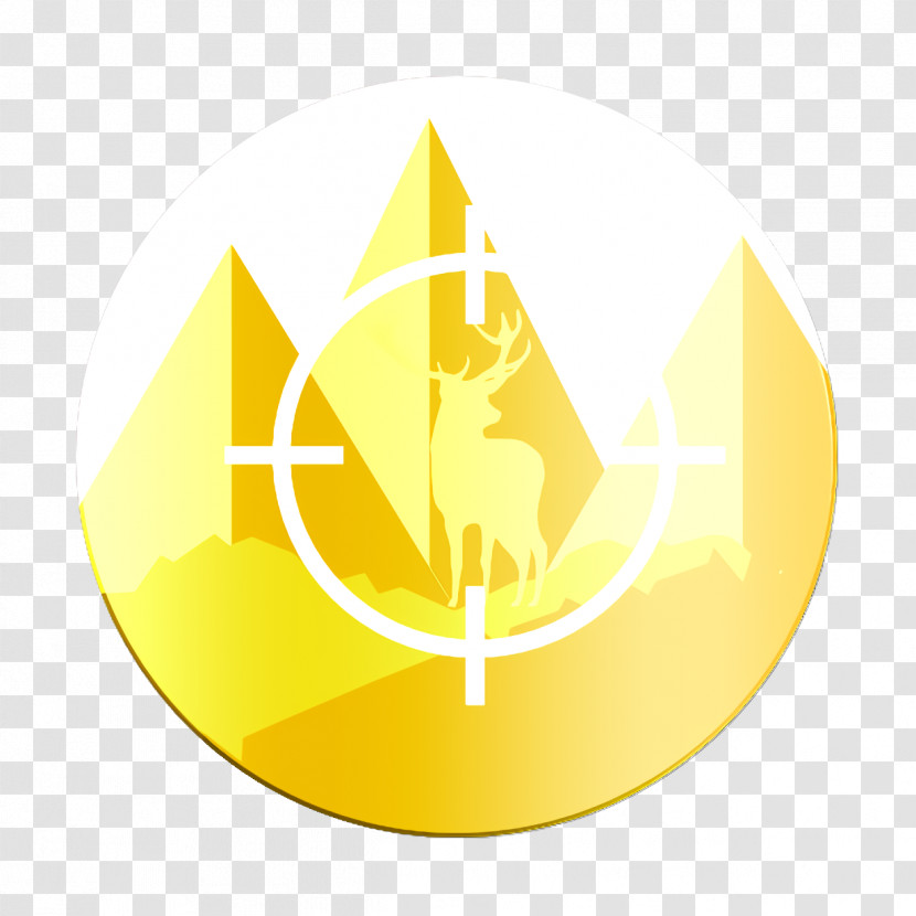 Hunting Icon Deer Icon Landscapes Icon Transparent PNG