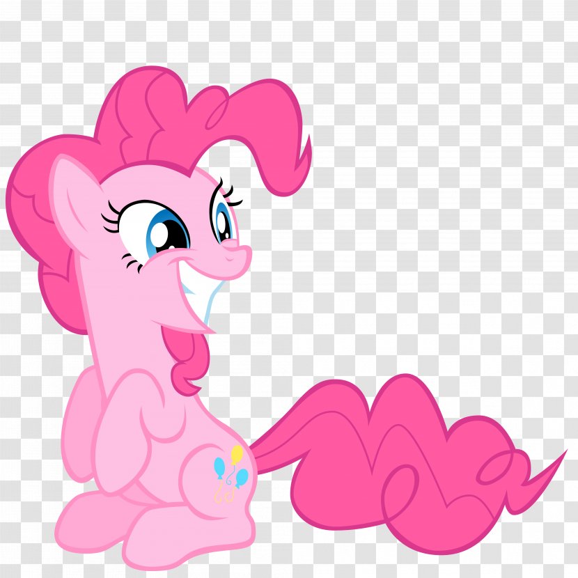 Pinkie Pie Pony DeviantArt Horse - Watercolor - Heart Transparent PNG