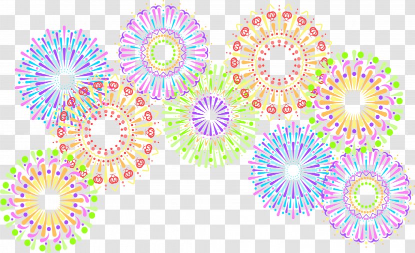 Fireworks - Drawing - Colorful Transparent PNG