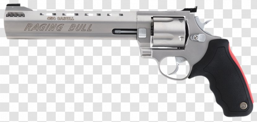 .500 S&W Magnum .454 Casull Taurus Raging Bull Revolver - Handgun Transparent PNG