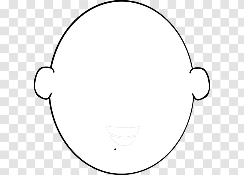 Human Head Free Content Clip Art - Cartoon - Baby Face Outline Transparent PNG