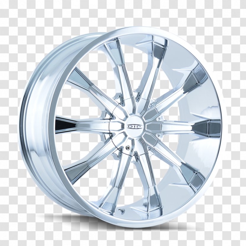 Chrome Plating Custom Wheel Rim Car - Tire Transparent PNG