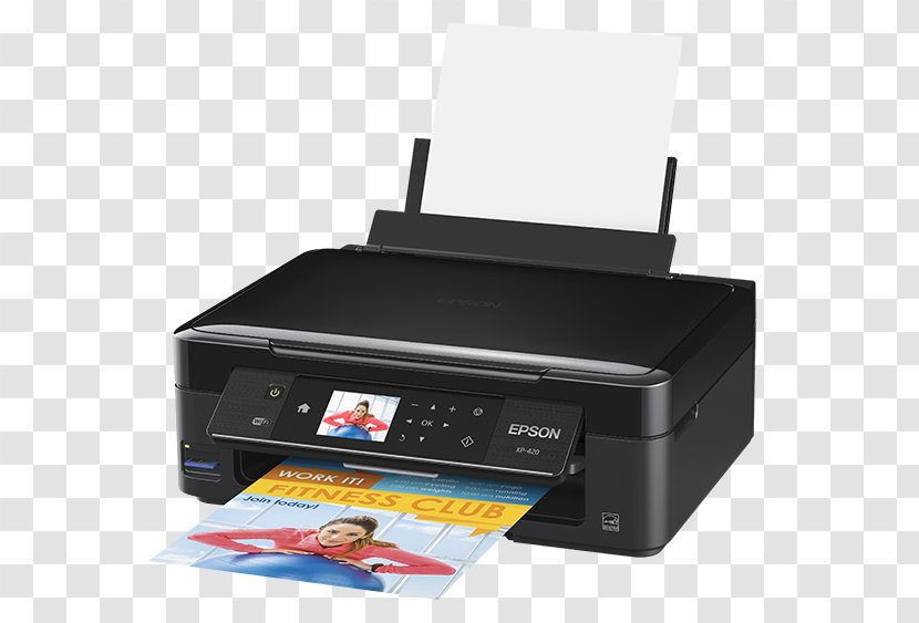 Printer Inkjet Printing Image Scanner Windows XP - Technology - Green Transparent PNG