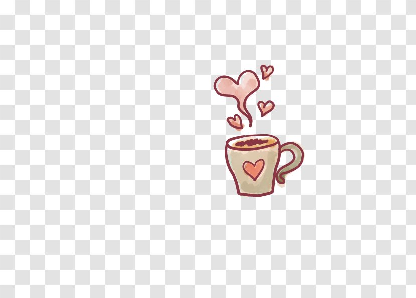 Coffee Cup Symbol - Flower - Mug Transparent PNG