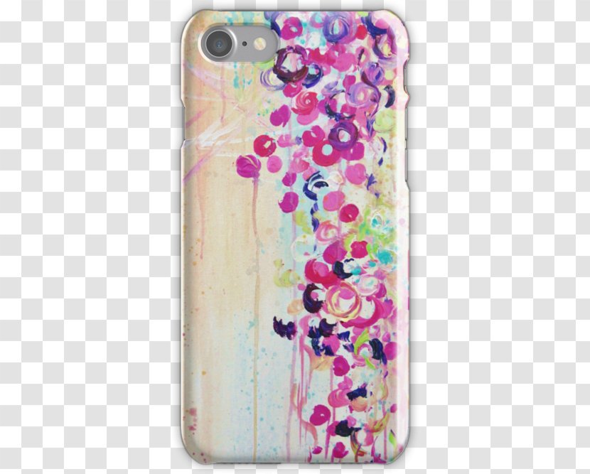 Watercolor Painting Cherry Blossom Abstract Art - Mobile Phone Accessories - Hand-painted Blossoms Transparent PNG