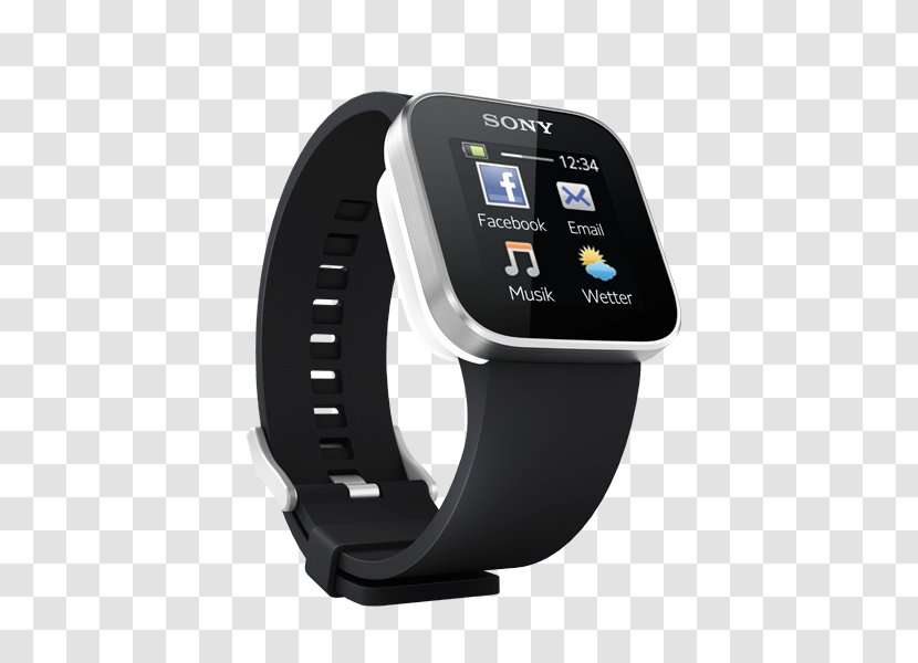 Sony SmartWatch Android Mobile Phones - Smartwatch - Orange Laptop Computers Transparent PNG