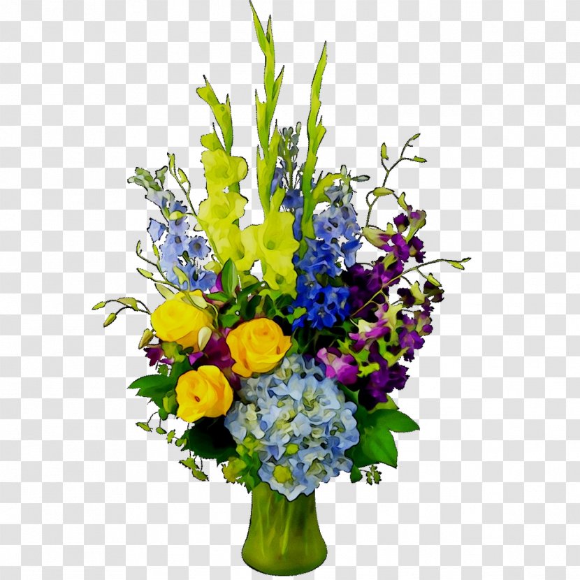 Floral Design Cut Flowers Flower Bouquet - Delphinium Transparent PNG
