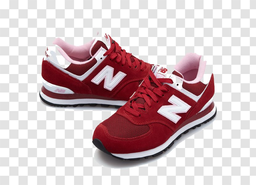 Sneakers New Balance Air Force Skate Shoe - Walking - Red Shoes Transparent PNG