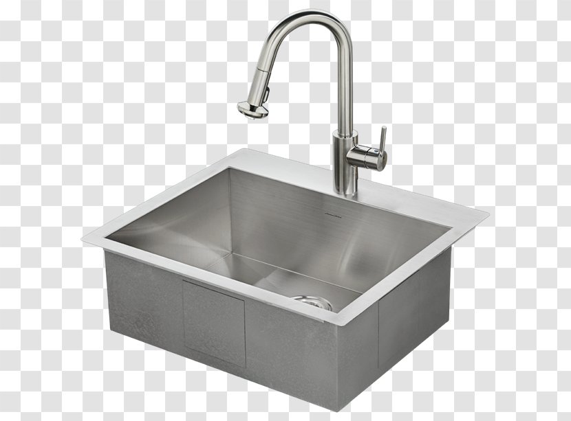 Kitchen Sink Faucet Handles & Controls Stainless Steel American Standard Brands - Welding Transparent PNG