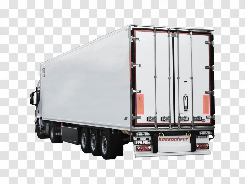 Karl Kässbohrer Fahrzeugwerke Transport Technik GmbH Refrigerated Container Semi-trailer Intermodal - Machine - Semitrailer Truck Transparent PNG