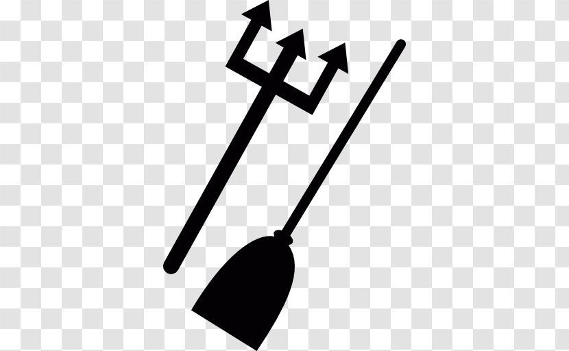 Black And White Symbol Monochrome Photography - Broom - Icon Design Transparent PNG