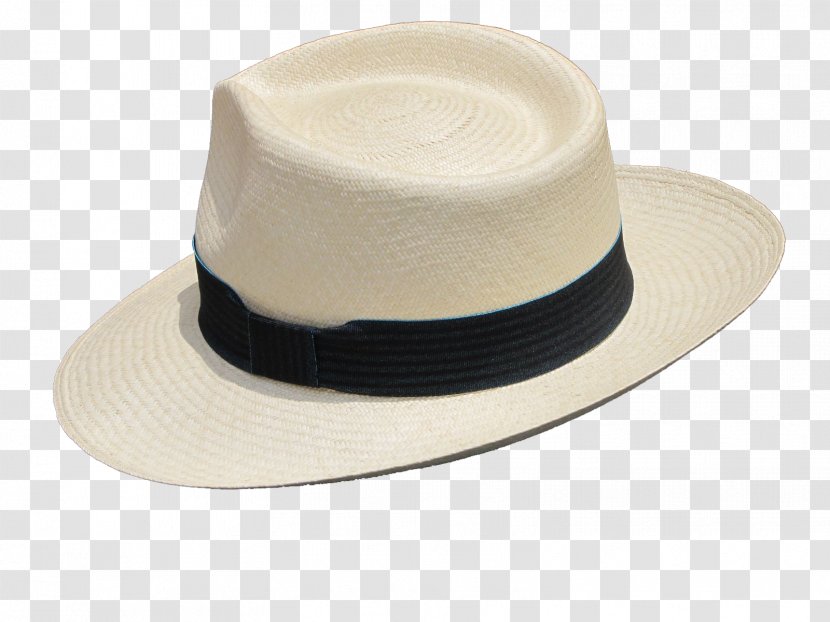 Fedora Montecristi, Ecuador Panama Hat Straw - Beanie Transparent PNG
