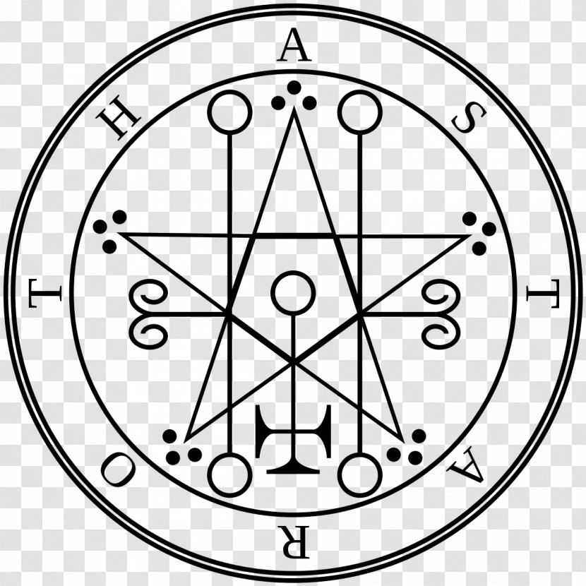 Lesser Key Of Solomon Astaroth Goetia Sigil - Seal - Demon Transparent PNG