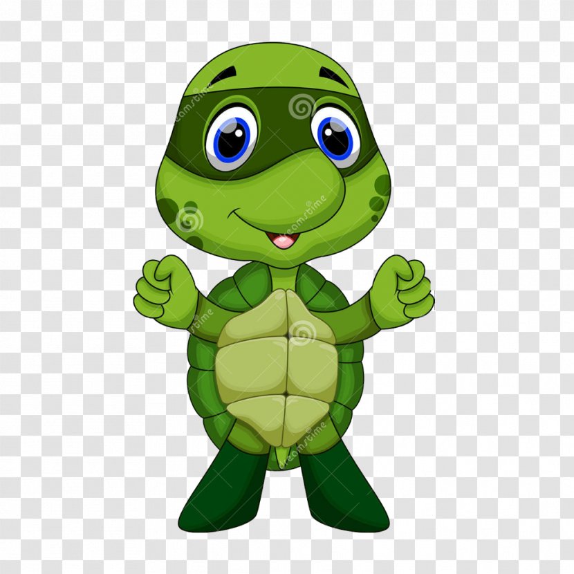 Turtle Cartoon Illustration - Vertebrate - Teenage Mutant Ninja Turtles Little Transparent PNG