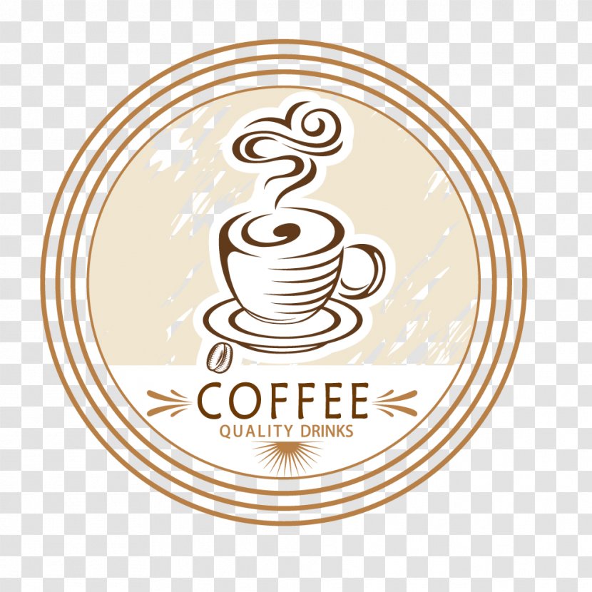 Coffee Cup Cafe Breakfast - Retro Icon Transparent PNG