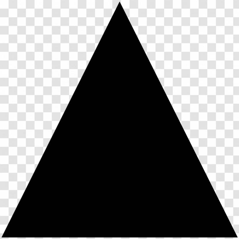 Triangle Base Triangulation Point Shape - Black Transparent PNG