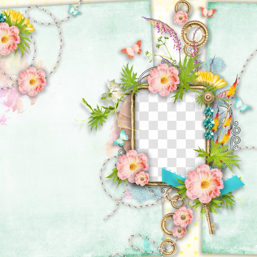 Floral Design Picture Frame Flower - Imagination - Creative Transparent PNG