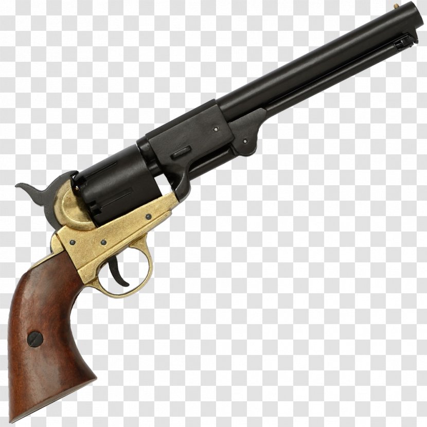 Colt 1851 Navy Revolver M1861 Handgun A. Uberti, Srl. - Single Action Army Transparent PNG