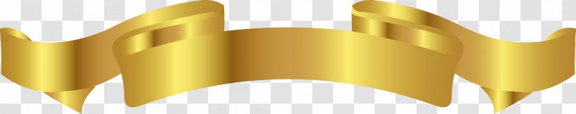 Yellow Angle Font - Joint - Gold Ribbon Vector Design Transparent PNG