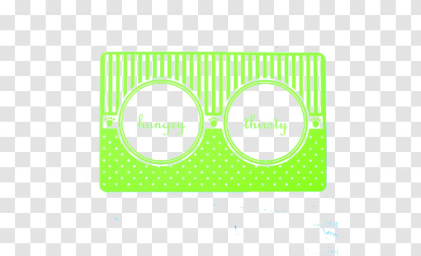 Dog Food Bowl Pet - Green - DINNER TIME Transparent PNG