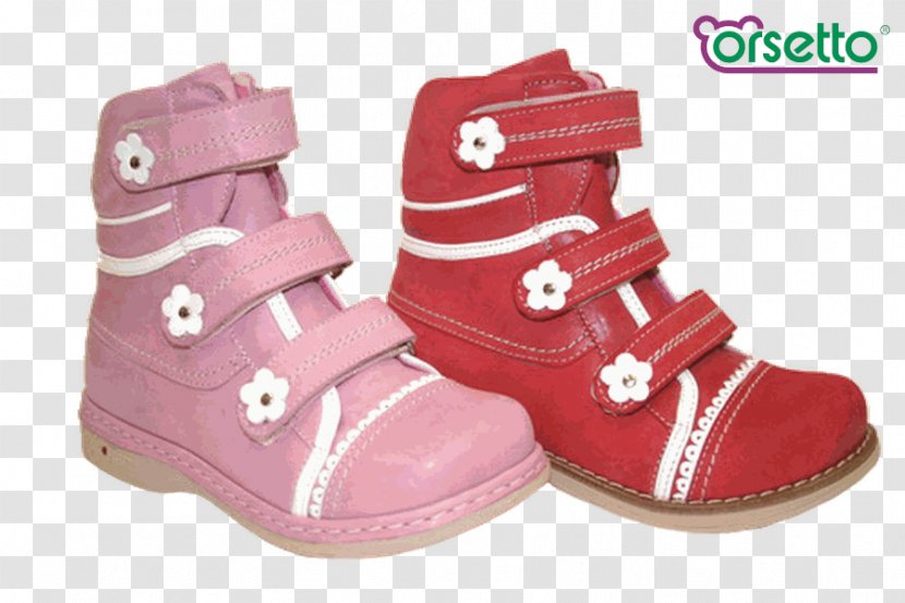 Snow Boot Shoe Walking Pink M Transparent PNG