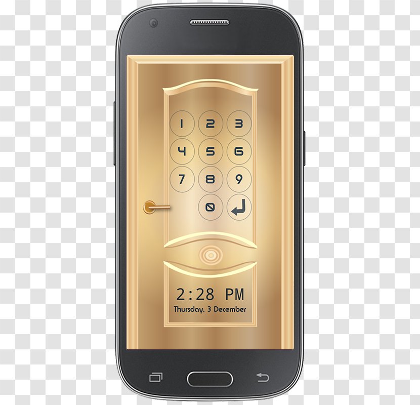 Feature Phone Mobile Phones Lock Screen - Smartphone - Door Security Transparent PNG