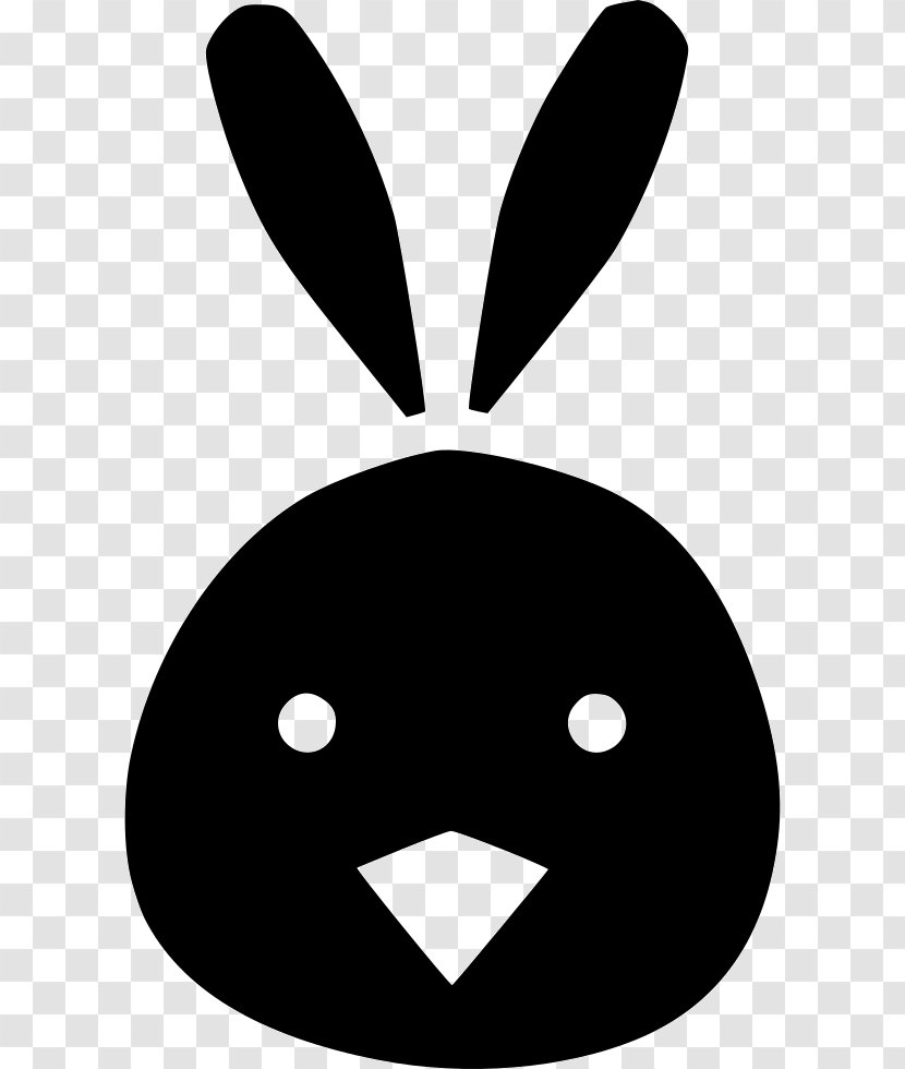 Easter Bunny Rabbit Clip Art - Monochrome Photography - Ears Transparent PNG