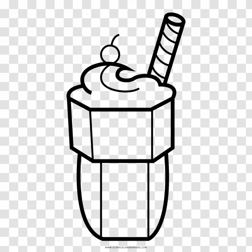 Milkshake Ice Cream Smoothie Drawing - Area Transparent PNG