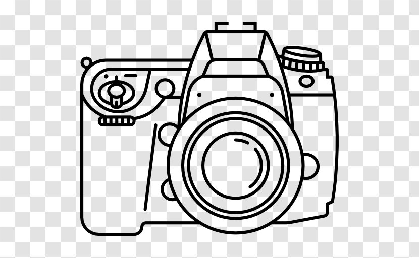 Nikon D90 Camera Photography - Auto Part - Vector Wireframe Transparent PNG