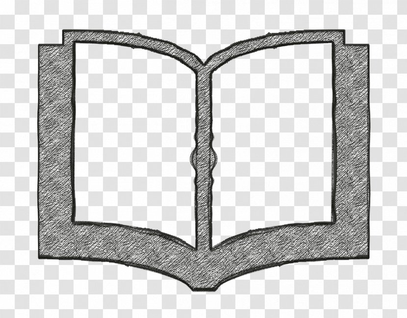 Open Book Icon Scholastics - Arch - Metal Transparent PNG