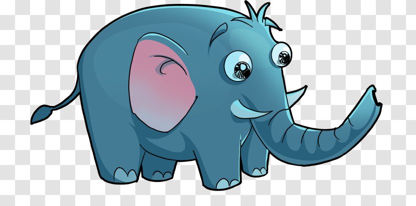 Elephant Child Animal - Organism - Cartoon Transparent PNG