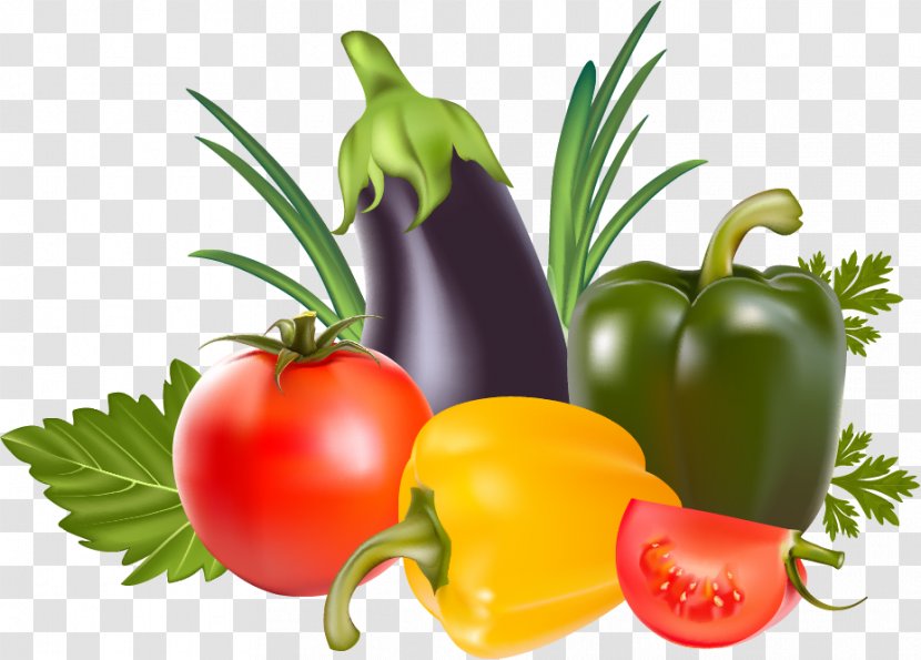 Vegetable Fruit Tomato Clip Art - Vegetarian Food Transparent PNG